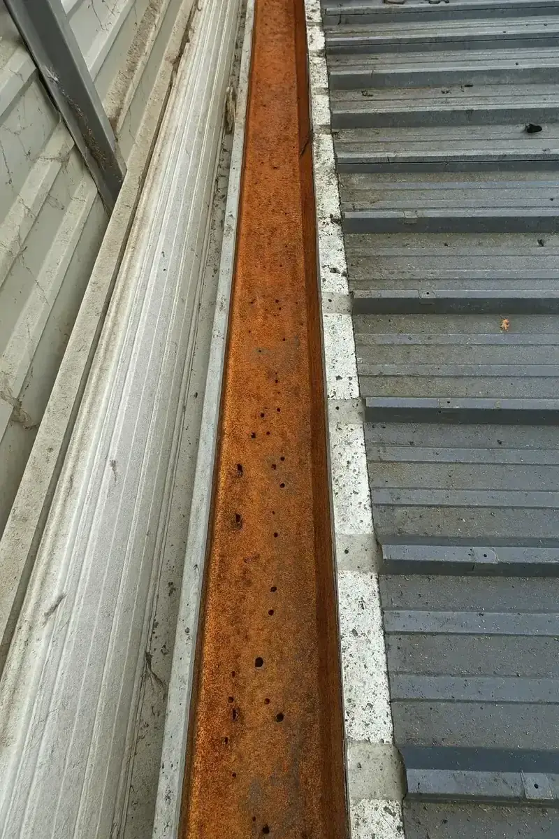 Membrane PVC avant réfection